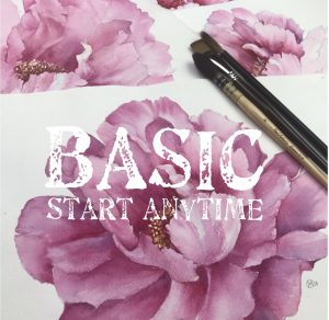 The Peony. Workshop. Intermediate. BASIC. Start anytime.