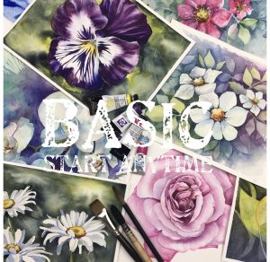Flowers. Watercolour course. Intermediate. BASIC.