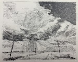 FREE BASIC pencil tutorial CLOUDS from course Analytic Pencil Drawing course for INTERMEDIATE